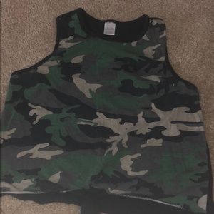 Camo tank top